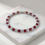 Ruby & Diamond Tennis Bracelet GWB -67
