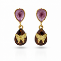 Butterfly Teardrop Earrings GWE -221
