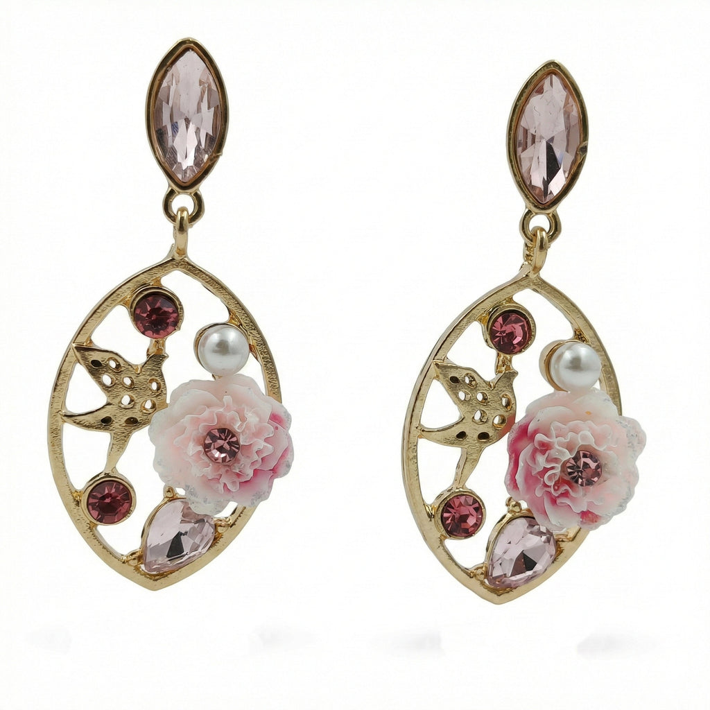 Blush Bloom Earrings GWE -181