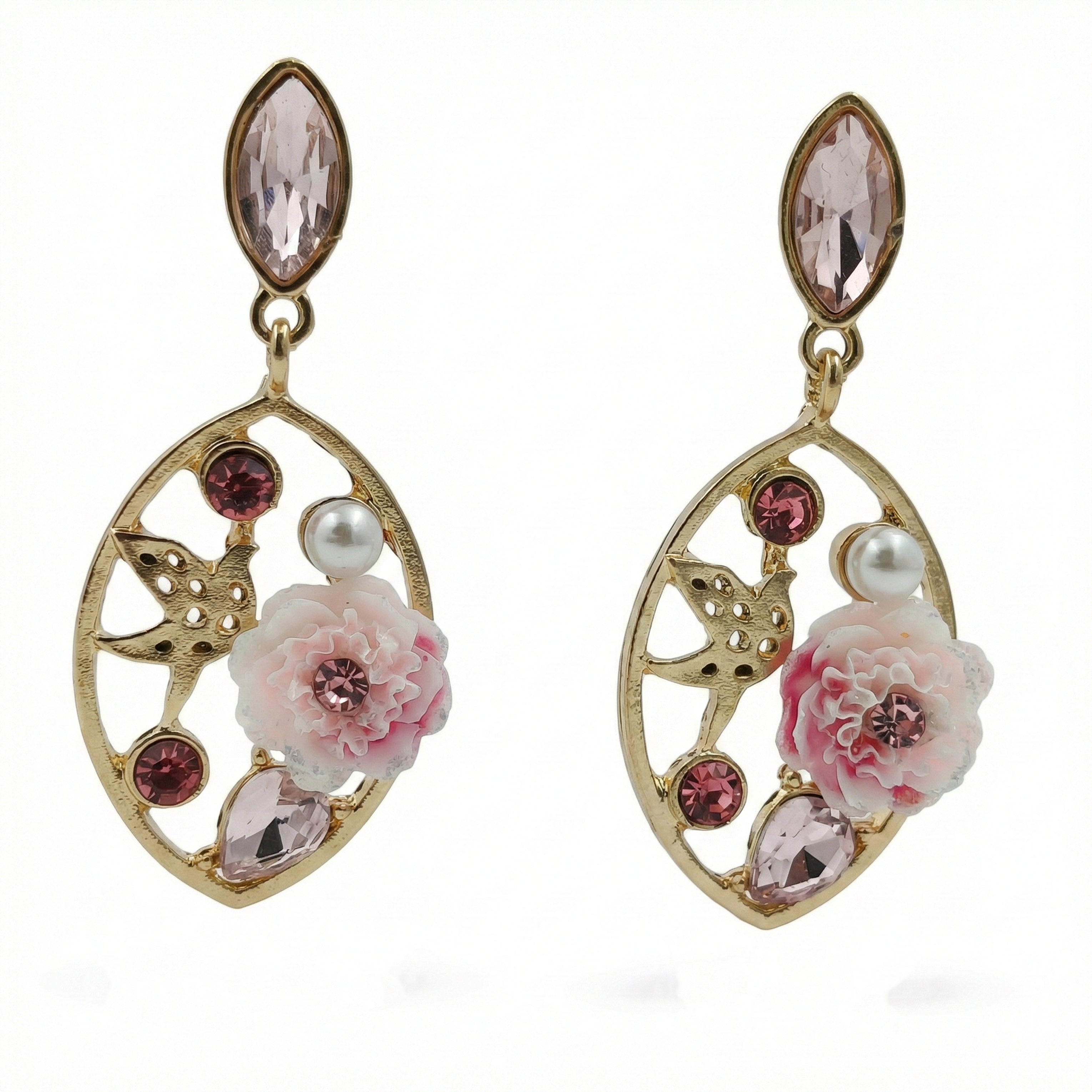 Blush Bloom Earrings GWE -181