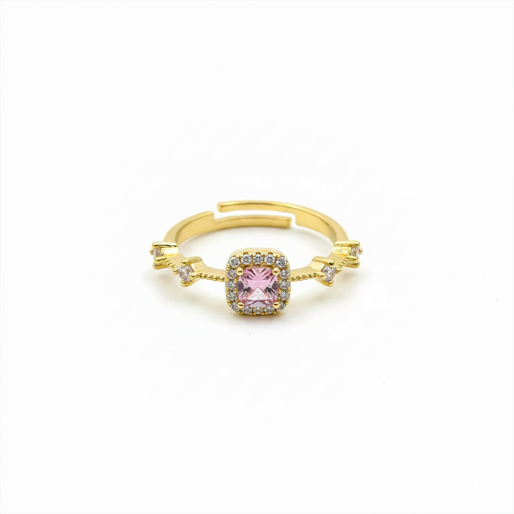 Pink Halo Adjustable Ring GWR -71