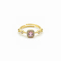 Pink Halo Adjustable Ring GWR -71