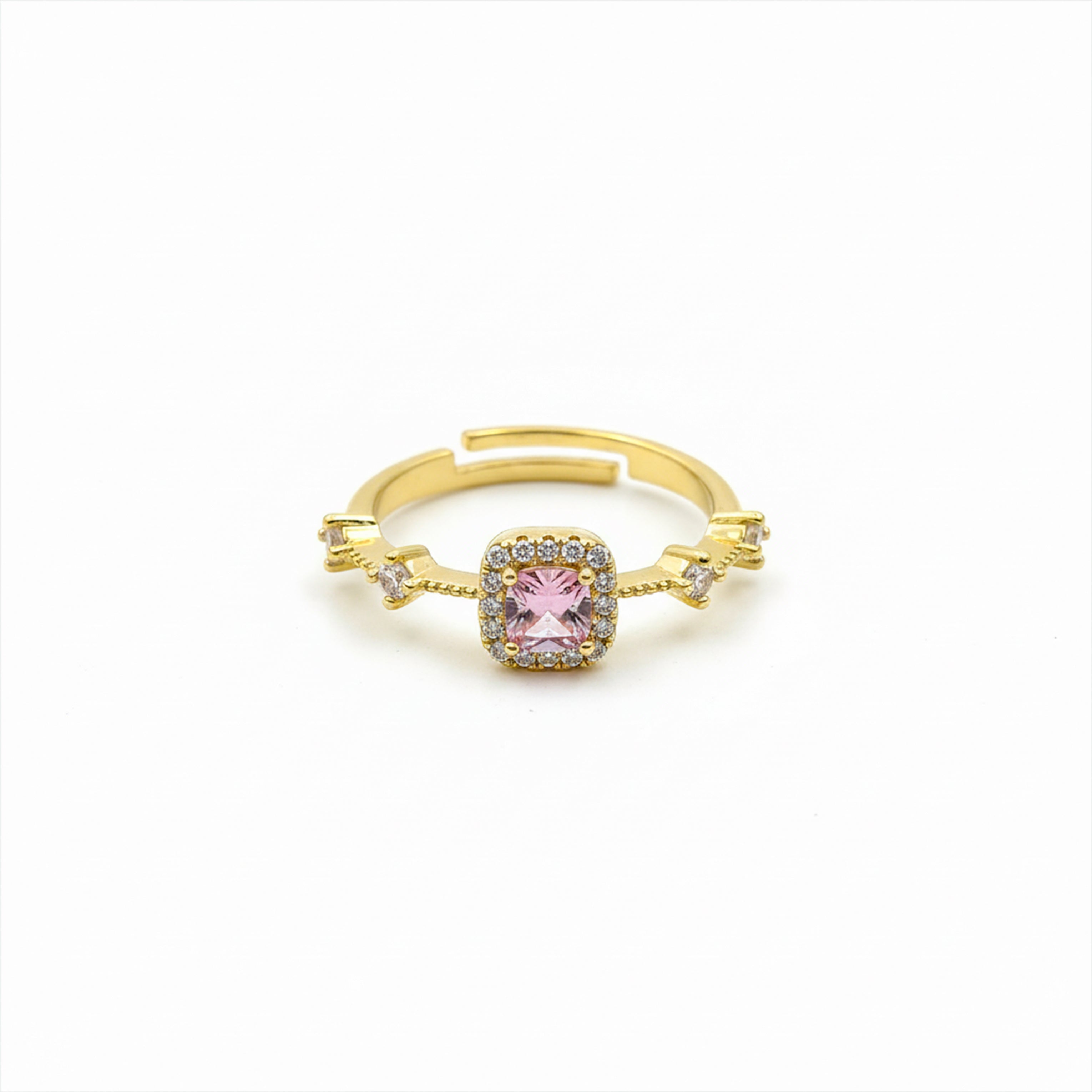 Pink Halo Adjustable Ring GWR -71