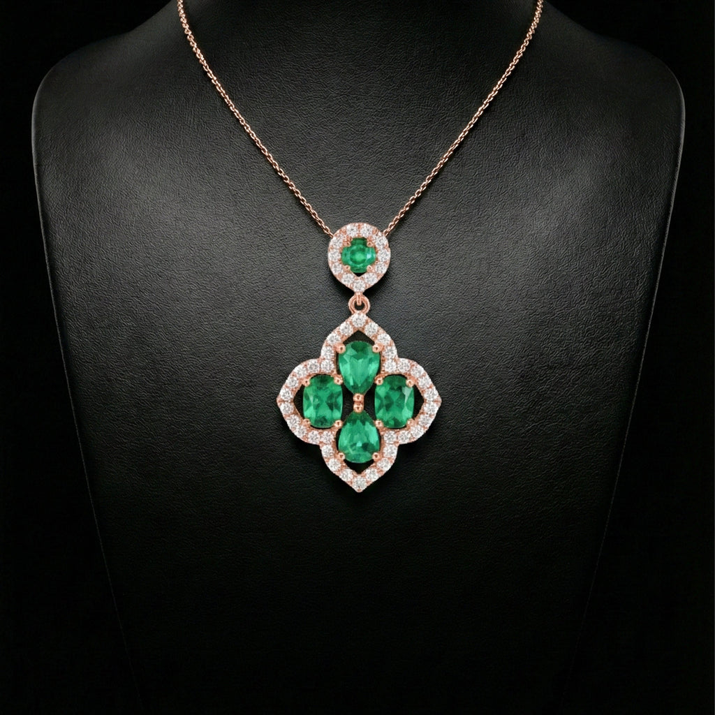 Suhasini Emerald Envy Neckless GWN -25