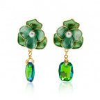 Green Floral Earrings GWE -231  No reviews