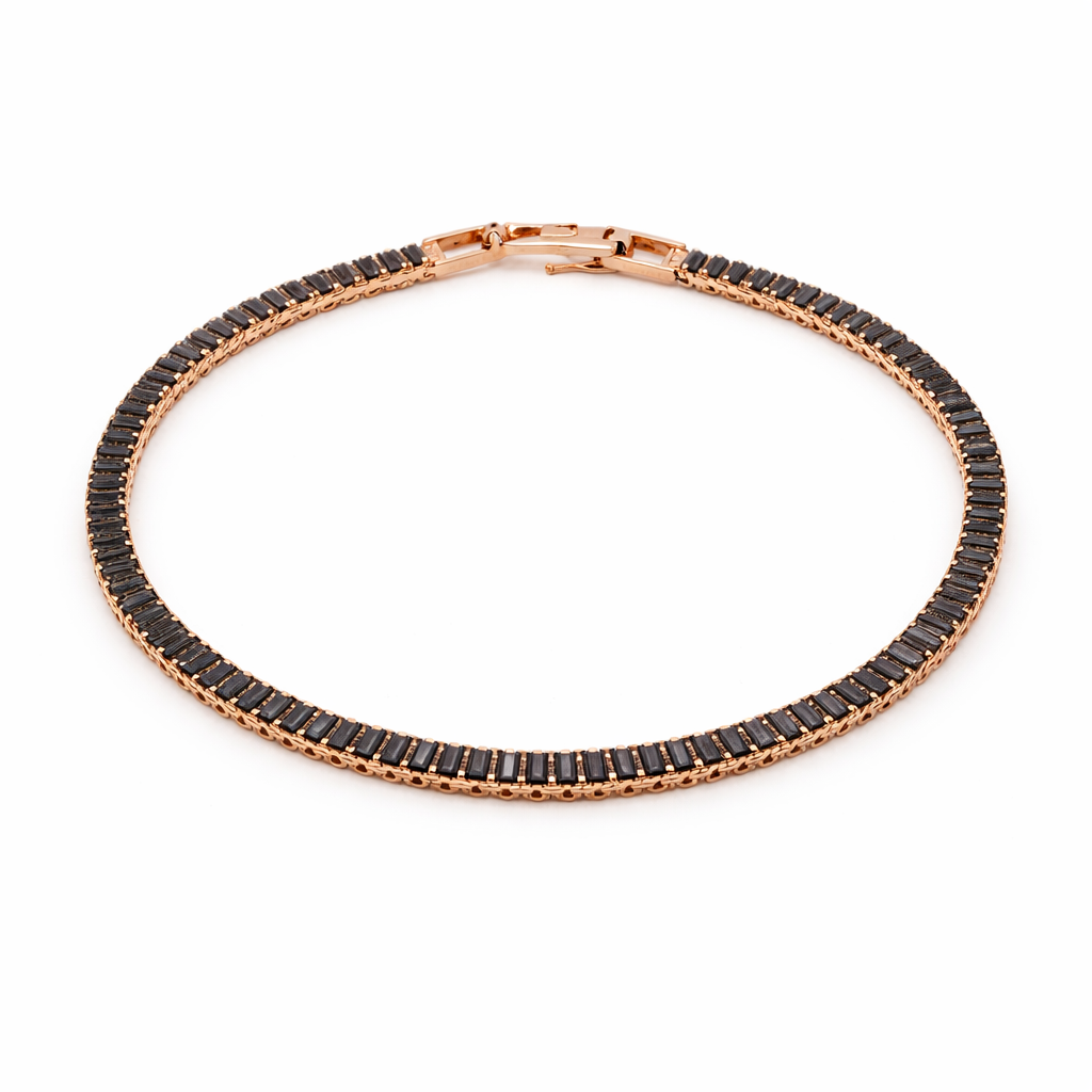 Midnight Rose Tennis Bracelet GWB -39