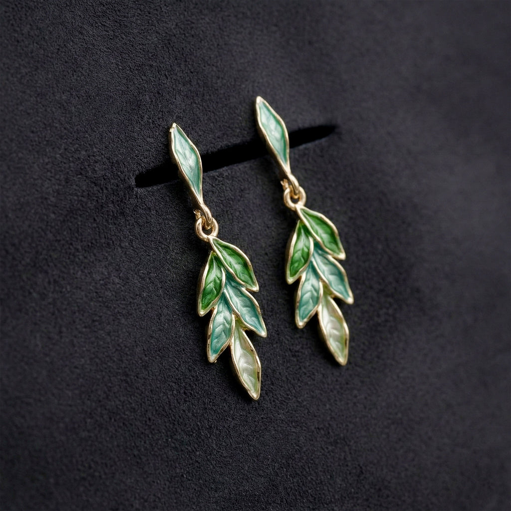 Green Leaf Earrings GWE -194
