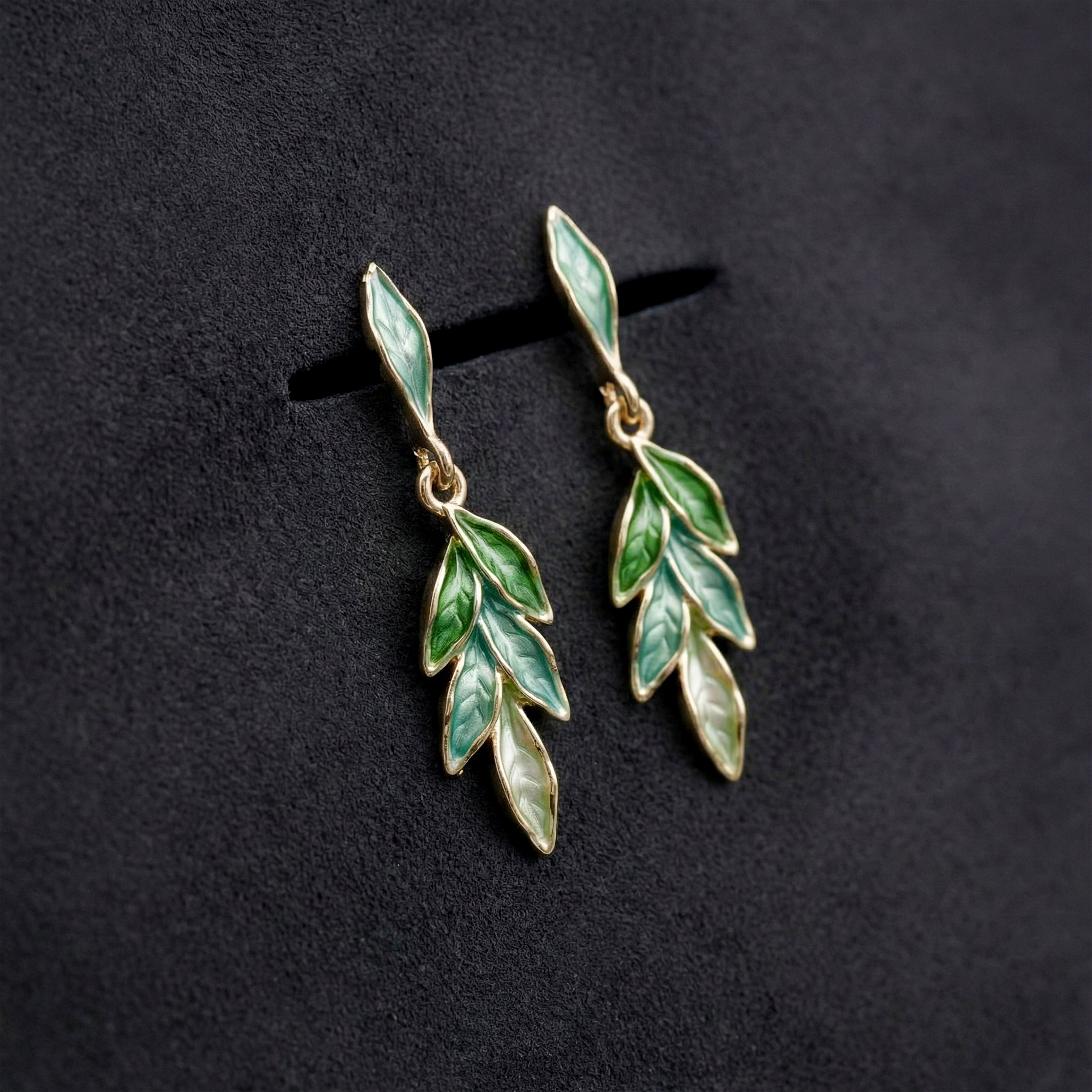Green Leaf Earrings GWE -194