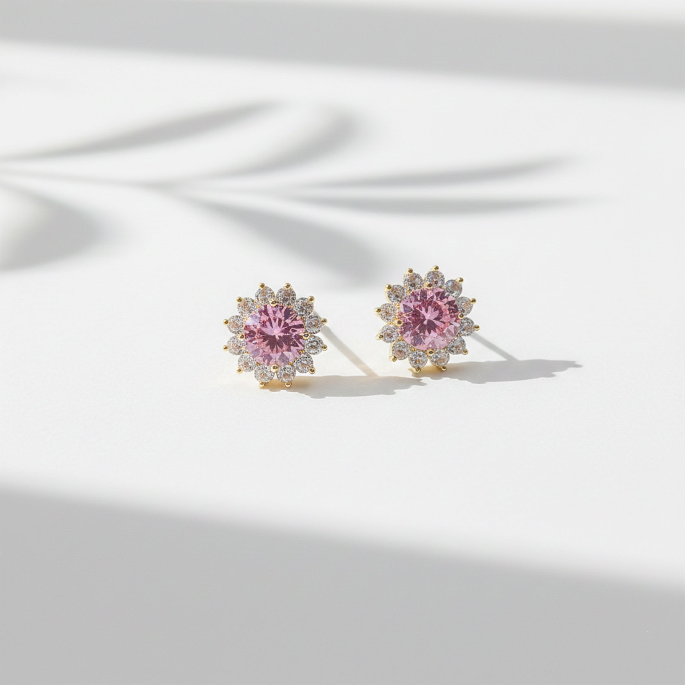 Blush Halo Stud Earrings GWE -73