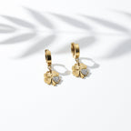 Golden Clover Drop Earrings GWE -80