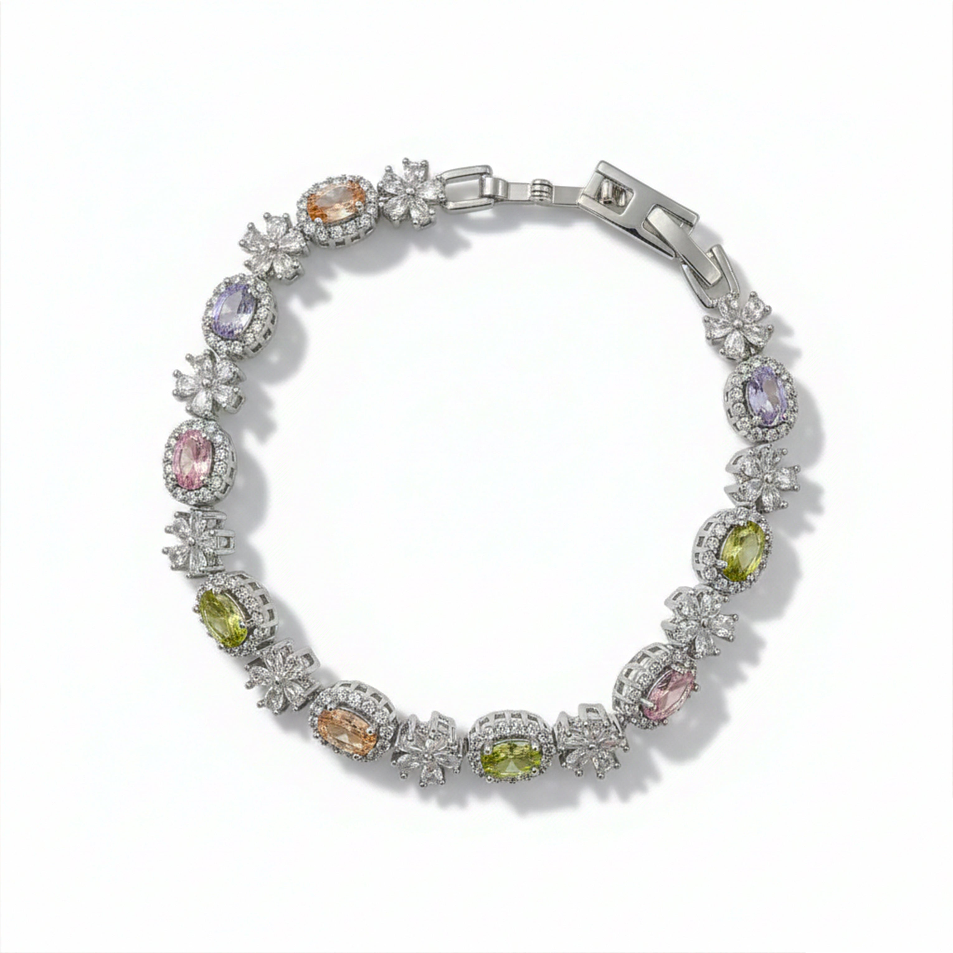 Silver Multi-Coloro Bracelet GWB -147