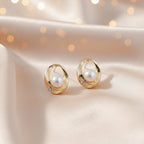 Luna Pearl Orbit Earrings GWE -58
