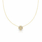Clover Crystal Pendant Necklace GWN -138