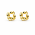 Infinity Knot Luxe Gold Stud Earrings GWE -54