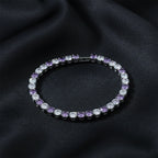 Amethyst & Diamond Tennis Bracelet GWB -60