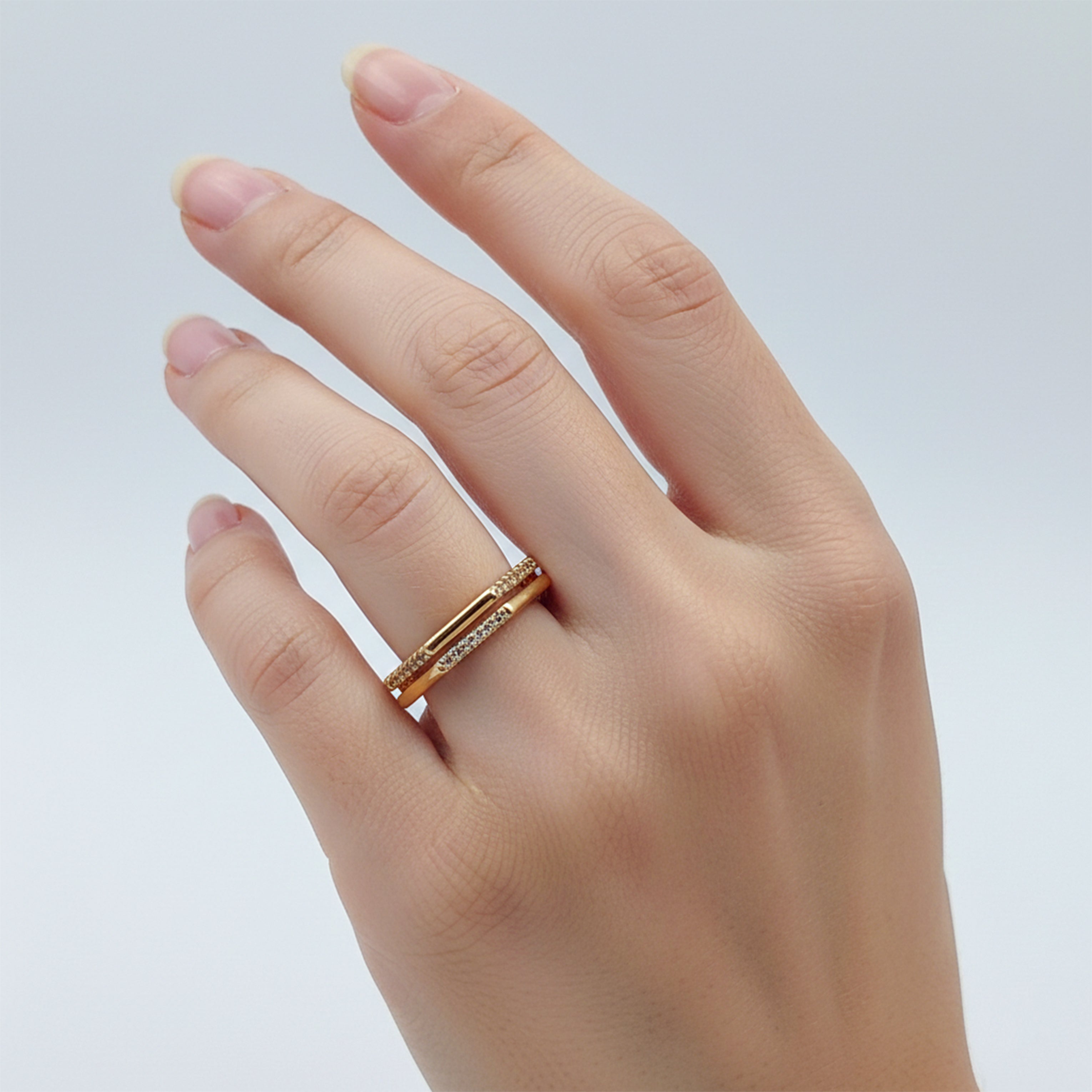 Golden Hexa Spark Ring GWR -16