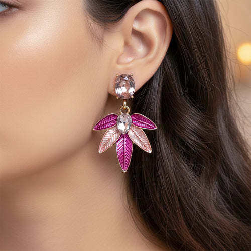Crystal Drop Earrings GWE -198
