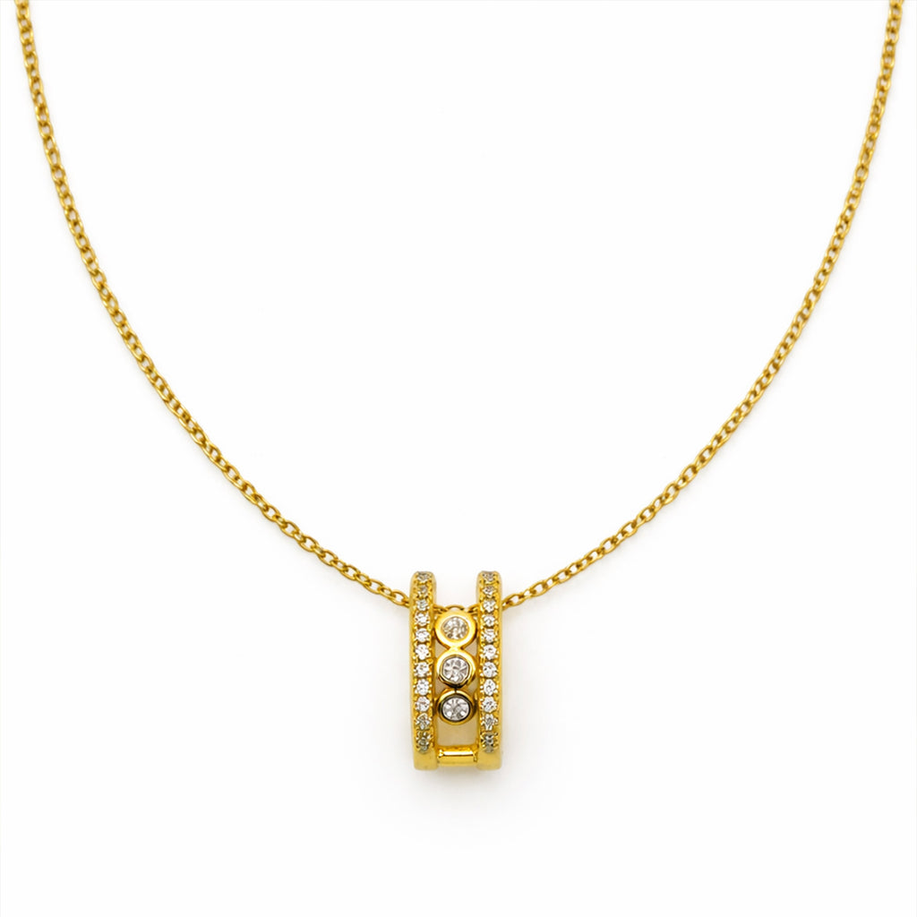 Spark Bar Pendant Necklace GWN -47