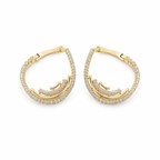 Ruhani Circle Loops Earring GWE -35