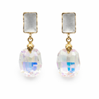 Iridescent Crystal Drop Earrings GWE -174