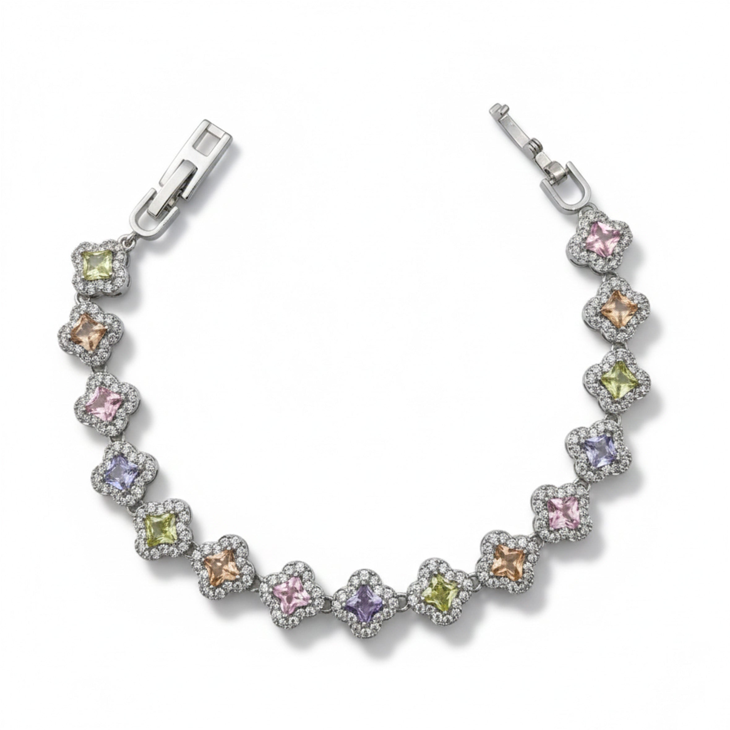 Silver Multi-Color Princess Bracelet GWB -153