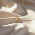 Gold Panther CZ Pendant Necklace GWN -81