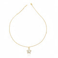 Crystal Star Charm Pendant Necklace GWN -115