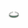 Emerald Arc Adjustable Ring GWR -81