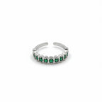 Emerald Arc Adjustable Ring GWR -81