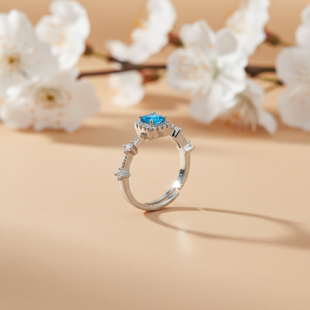 Blue Halo Adjustable Ring GWR -67