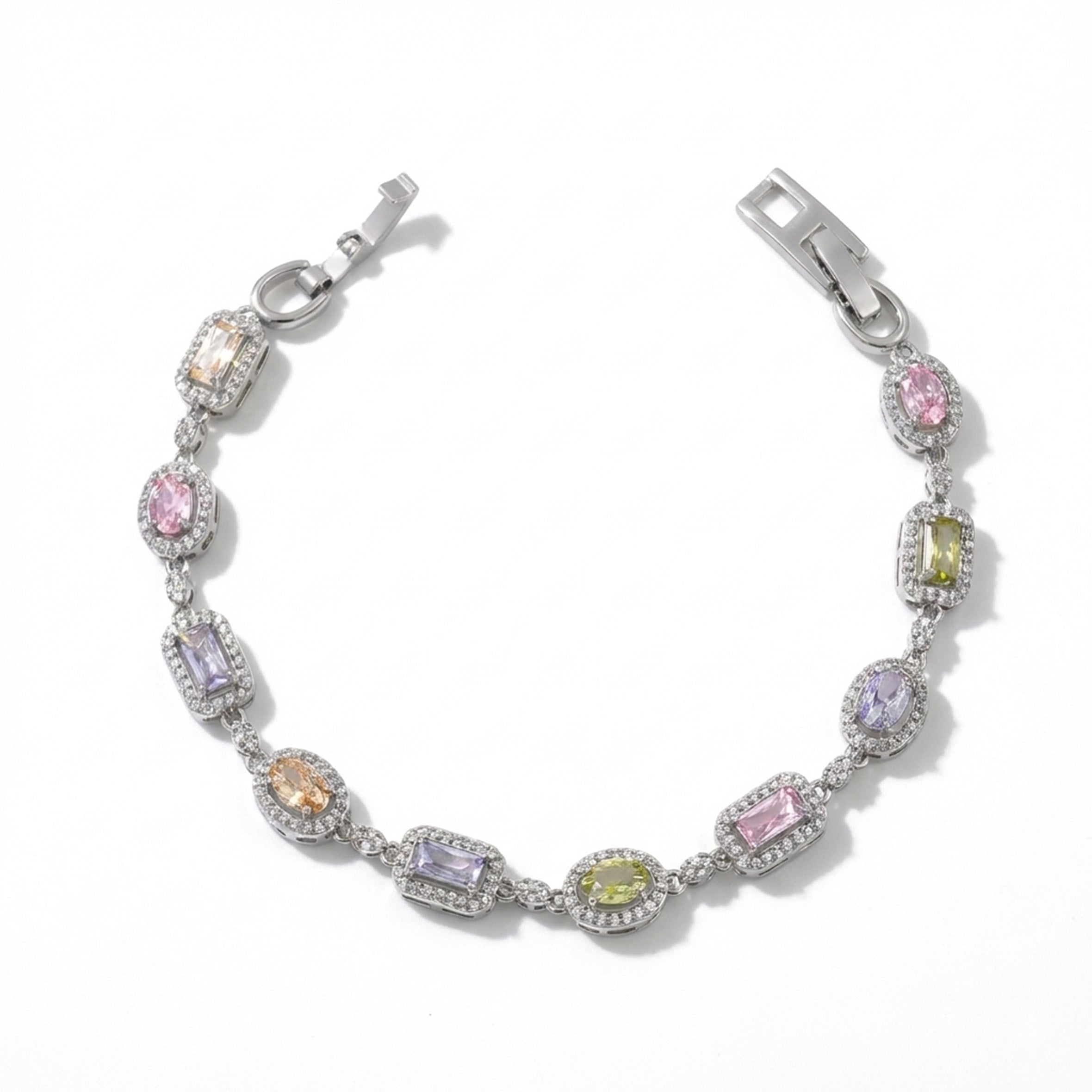 Multi-Shape Pastel Bracelet GWB -148