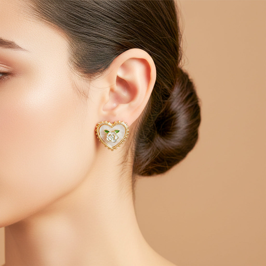 Brinda Heart earring GWE -42