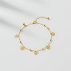 Gold Butterfly Charm Anklet GWA -49