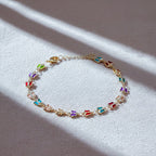 Rainbow Butterfly Anklet GWA -35