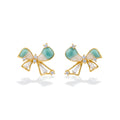 Elegant Bow Stud Earrings GWE -137