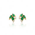 Green Marquise Earrings GWE -171