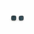 Blue Square Stud Earrings GWE -114