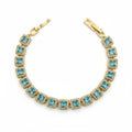 Gold Blue Bracelet GWB -142