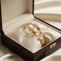 Wibestone Floral Stone Kada Bangles – Blooming Elegance with Radiant Sparkle