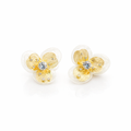 Golden Sheer Blossom Stud Earrings GWE -169