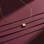 Square Mother-of-Pearl Women Neckless GWN -71
