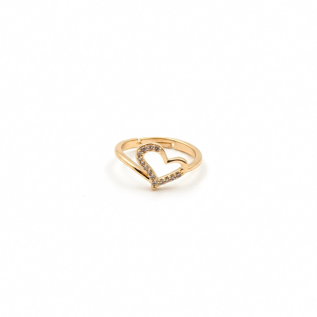 Golden Heart Spark Ring GWR -15