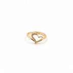 Golden Heart Spark Ring GWR -15