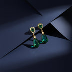 Emerald Green Earrings GWE -193