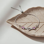 Pink Heart Charm Bracelet GWB -156