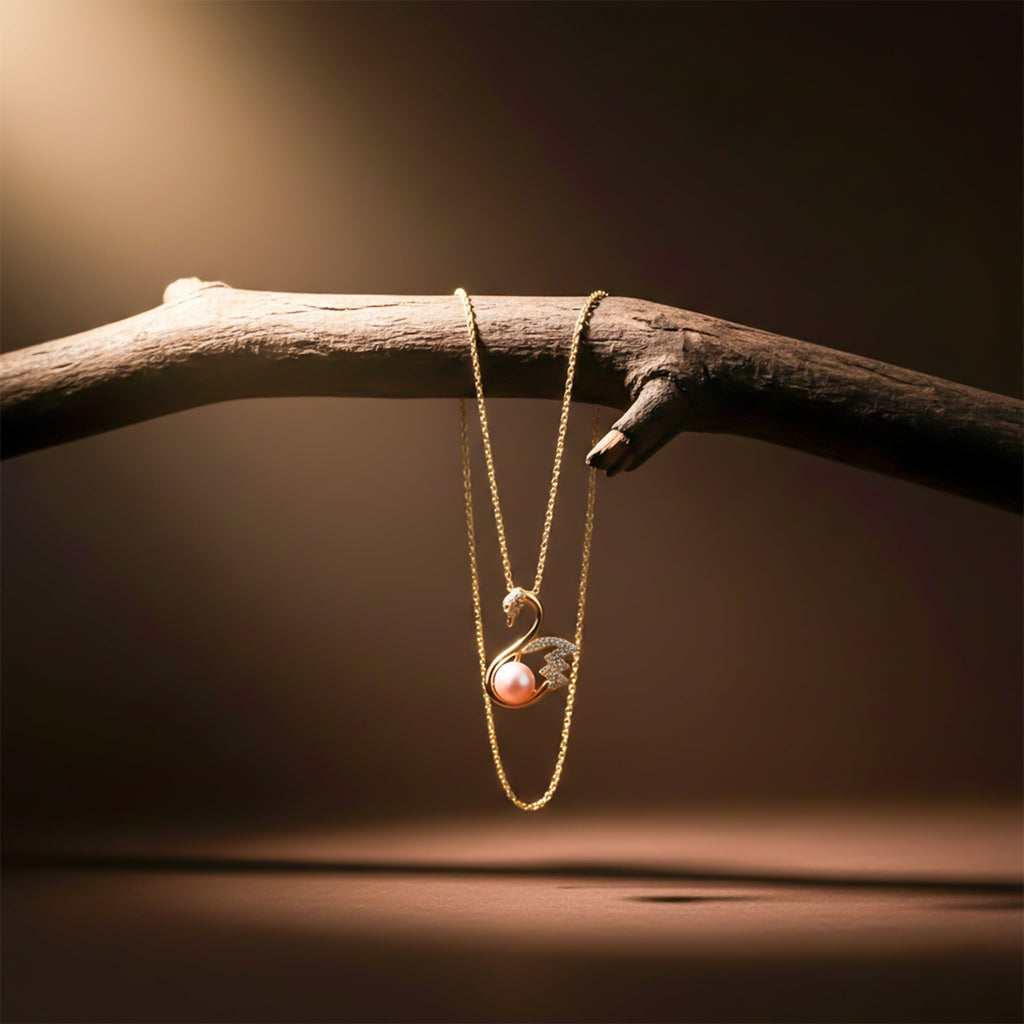 Golden Swan Necklace GWN -36