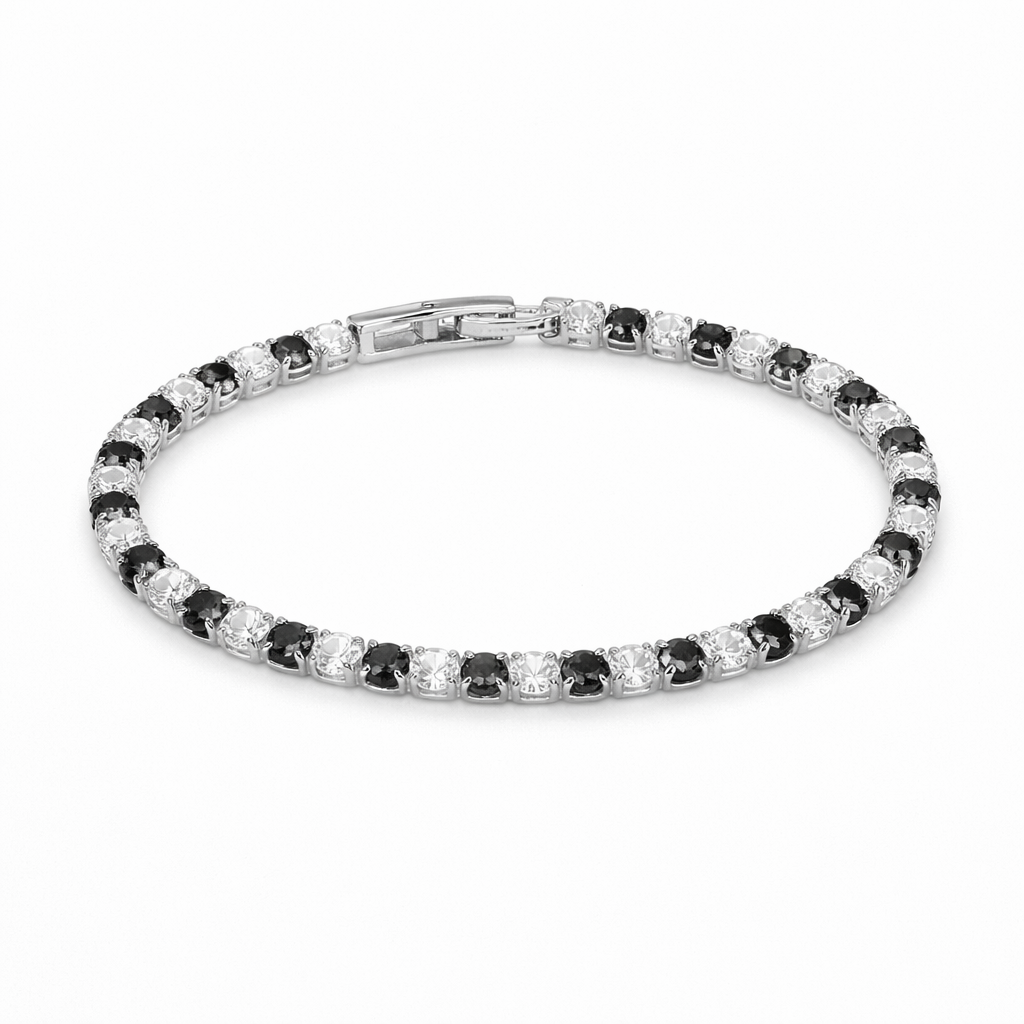 Black & White Diamond Bracelet GWB -119