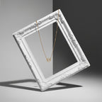 Golden Infinity Halo Charm Necklace GWN -50