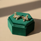 Multicolor Butterfly Crystal Stud Earrings GWE -146