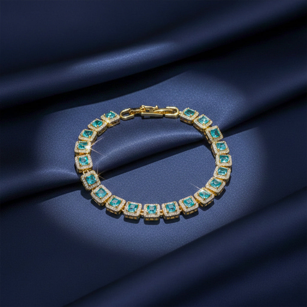 Gold Blue Bracelet GWB -142